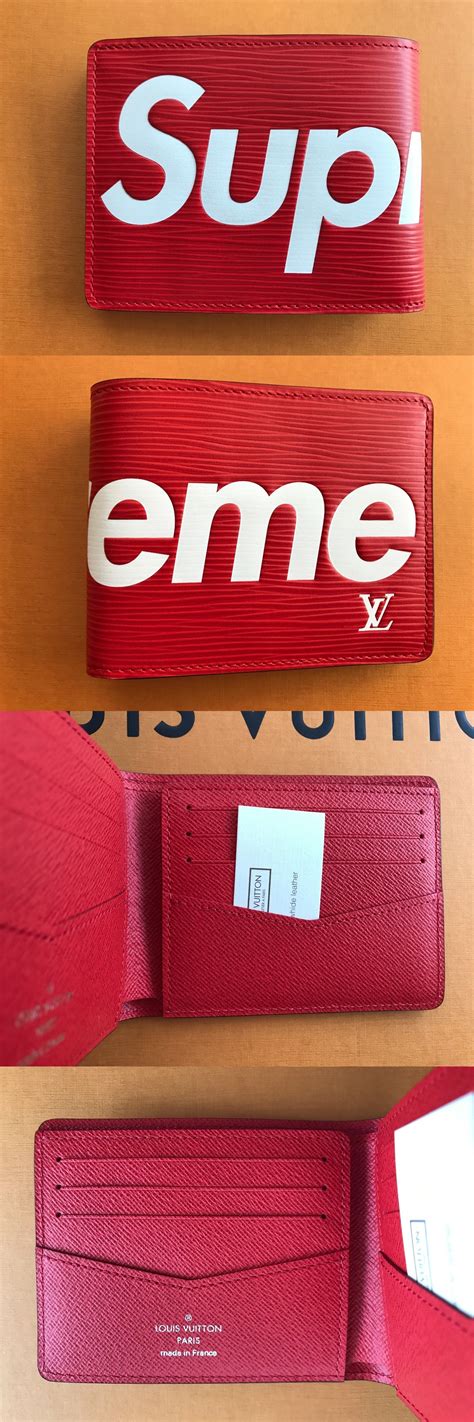 supreme louis vuitton shirt box logo|cartera Louis Vuitton supreme original.